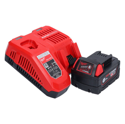 Milwaukee M18 FSAGV115XPDB-601 Akku Winkelschleifer 18 V 115 mm Brushless + 1x Akku 6,0 Ah + Ladegerät