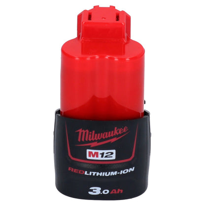 Jeu de batteries Milwaukee 2x M12 B3 12 V 3,0 Ah / 3000 mAh Li-Ion (2x 4932451388)