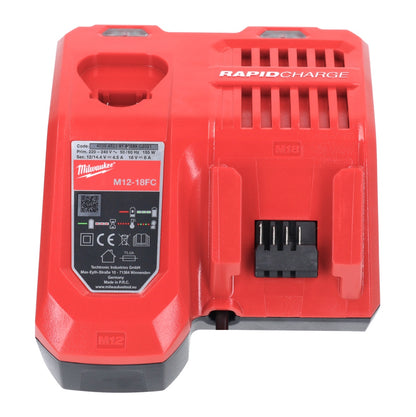 Milwaukee M18 NRG-1201 Akku Starter Set 1x 18 V 12,0 Ah / 12000 mAh Li-Ion Akku ( 4932464260 ) + M12-18 FC Schnell Ladegerät ( 4932451079 ) - Toolbrothers