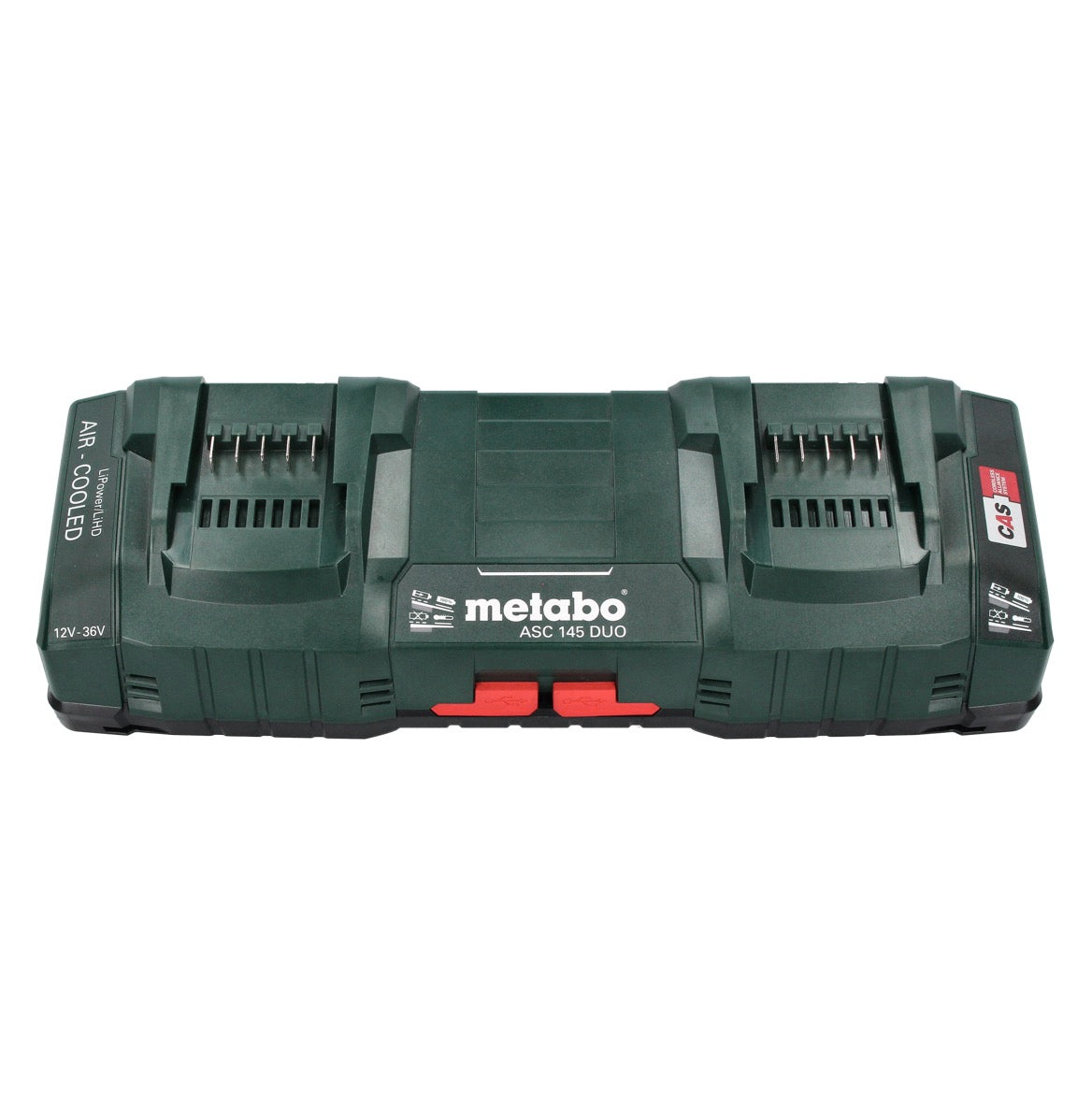 Metabo Basis Set 4x Li-Power Akkupack 18 V 8,0 Ah CAS Li-Ion Akku ( 685135000 ) + DUO Doppel Ladegerät ASC 145 + metaBOX - Toolbrothers