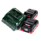 Metabo Akku Basis Set 18V mit 2x Akku LiHD 4,0Ah + Ladegerät ASC 55 ( 685163000 ) - Toolbrothers