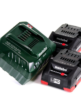 Metabo Akku Basis Set 18V mit 2x Akku LiHD 4,0Ah + Ladegerät ASC 55 ( 685163380 ) - Toolbrothers