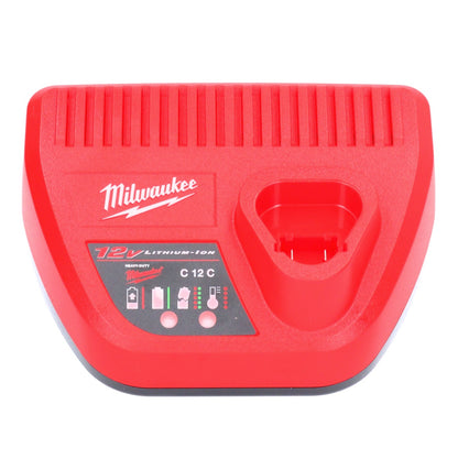 Kit de démarrage de batterie Milwaukee M12 NRG-301 Batterie Li-Ion 12 V 3,0 Ah / 3000 mAh (4932451388) + chargeur M12-C12C (4932352000)