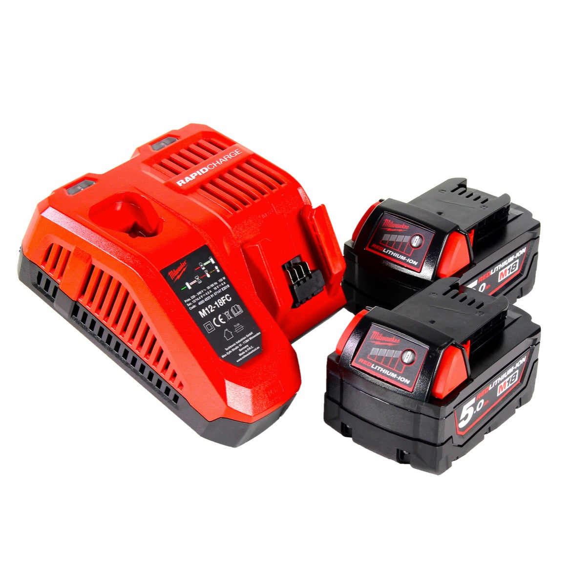 Milwaukee M18 FIW2F12-502X Akku Schlagschrauber 18 V 339 Nm 1/2" Brushless ( 4933478444 ) + 2x Akku 5,0 Ah + Ladegerät + HD Box