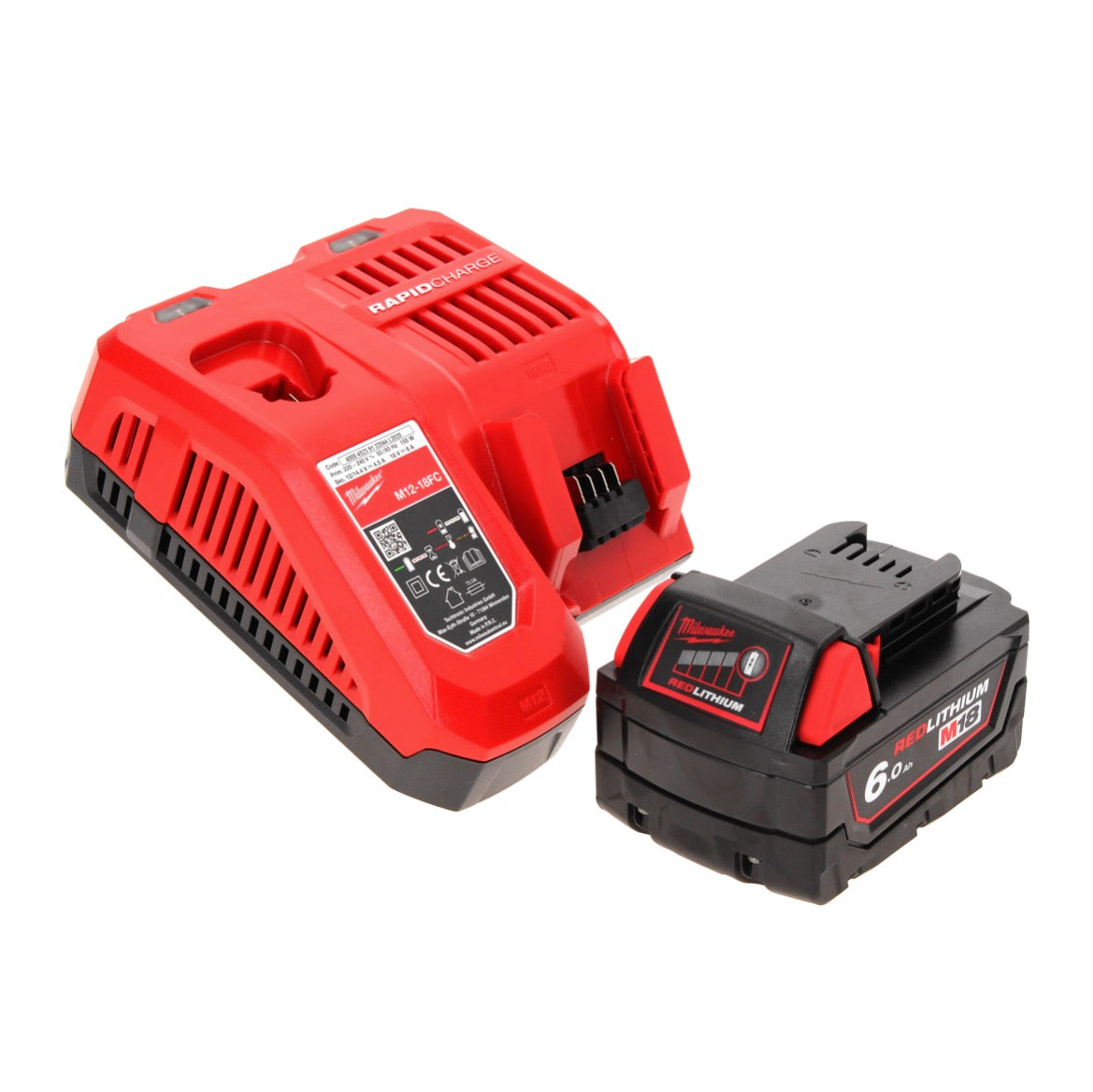 Clé à chocs sans fil Milwaukee M18 FIW2F12-601X 18 V 339 Nm 1/2" brushless + 1x batterie 6,0 Ah + chargeur + boîtier HD