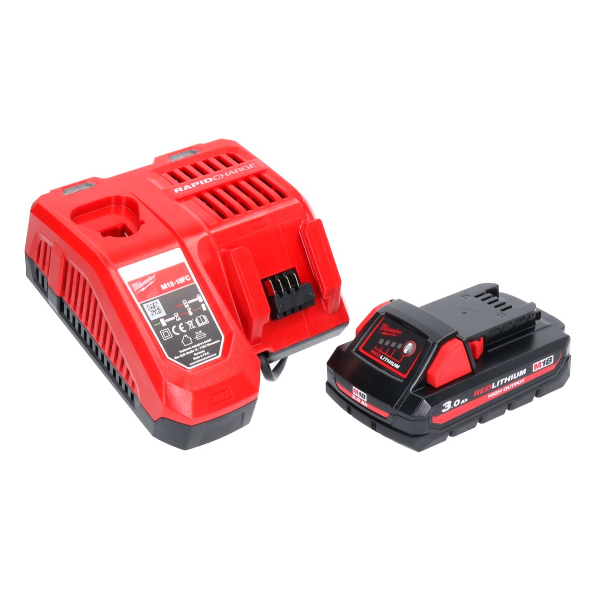 Milwaukee M18 FBL-301FC Akku Laubbläser Brushless + 1x Akku 3,0 Ah + Ladegerät - Toolbrothers