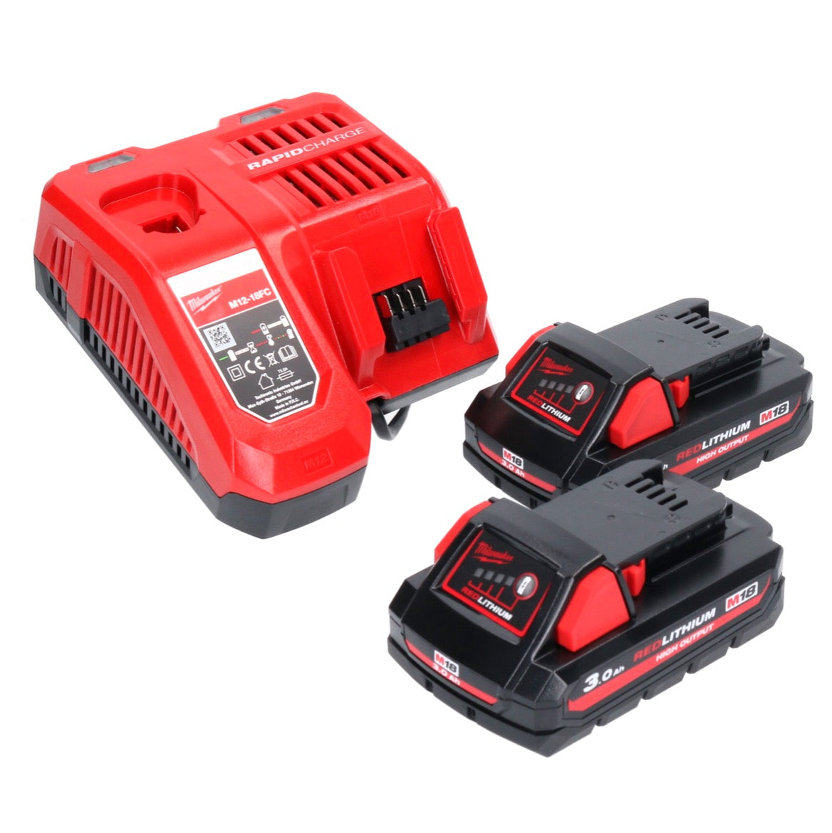 Milwaukee M18 FBL-302FC Akku Laubbläser Brushless + 2x Akku 3,0 Ah + Ladegerät - Toolbrothers