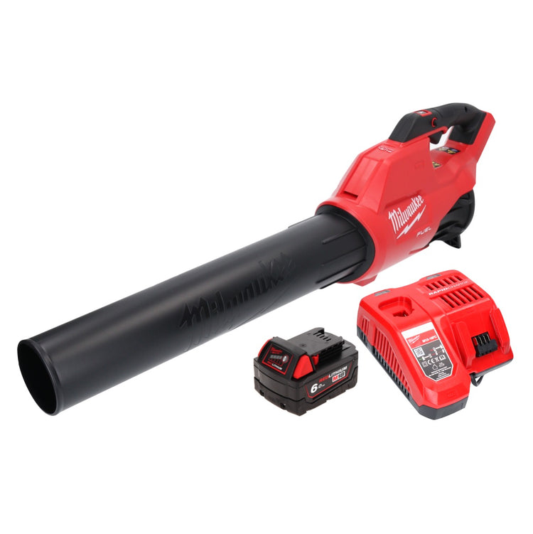 Souffleur à feuilles sans balais Milwaukee M18 FBL-601FC + 1x batterie 6,0 Ah + chargeur