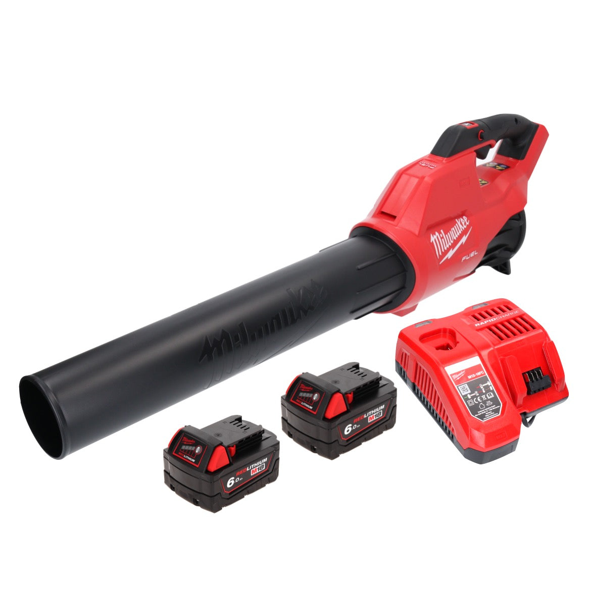 Souffleur à feuilles sans balais Milwaukee M18 FBL-602FC + 2x batteries 6,0 Ah + chargeur