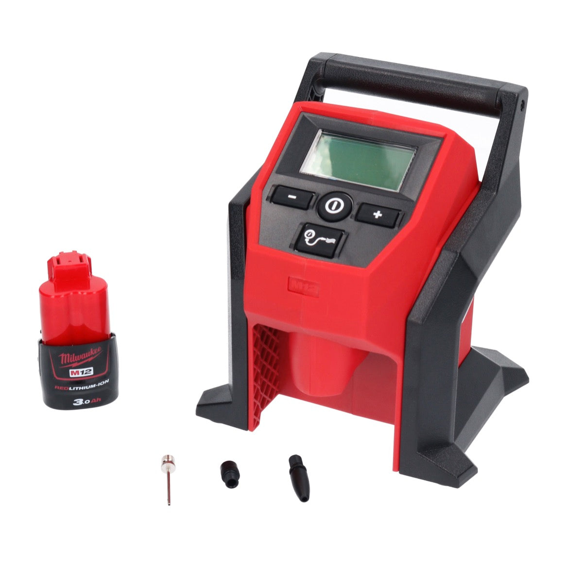 Compresseur à batterie Milwaukee M12 BI-301 12 V + 1x batterie 3,0 Ah - sans chargeur