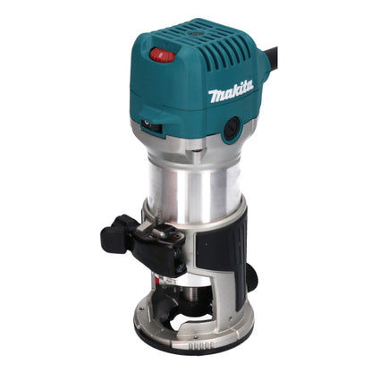 Makita RT 0702 CX2J Multifunktionsfräse 710 W 6 / 8 mm + Oberfräsenmodul + Kantenfräsenmodul + Winkelfräsenmodul + Makpac