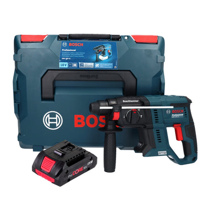 Bosch GBH 18V-21 Professional marteau perforateur sans fil 18 V 2,0 J sans balais + 1x batterie ProCORE 4,0 Ah + L-BOXX - sans chargeur