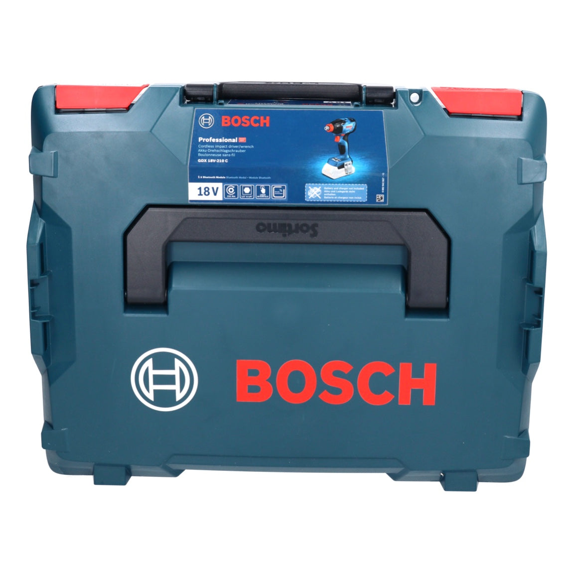 Bosch GDX 18V-210 C Professional Clé à chocs rotative sans fil 18 V 210 Nm sans balais + 2x batterie 4,0 Ah + chargeur + module de connectivité + L-Boxx