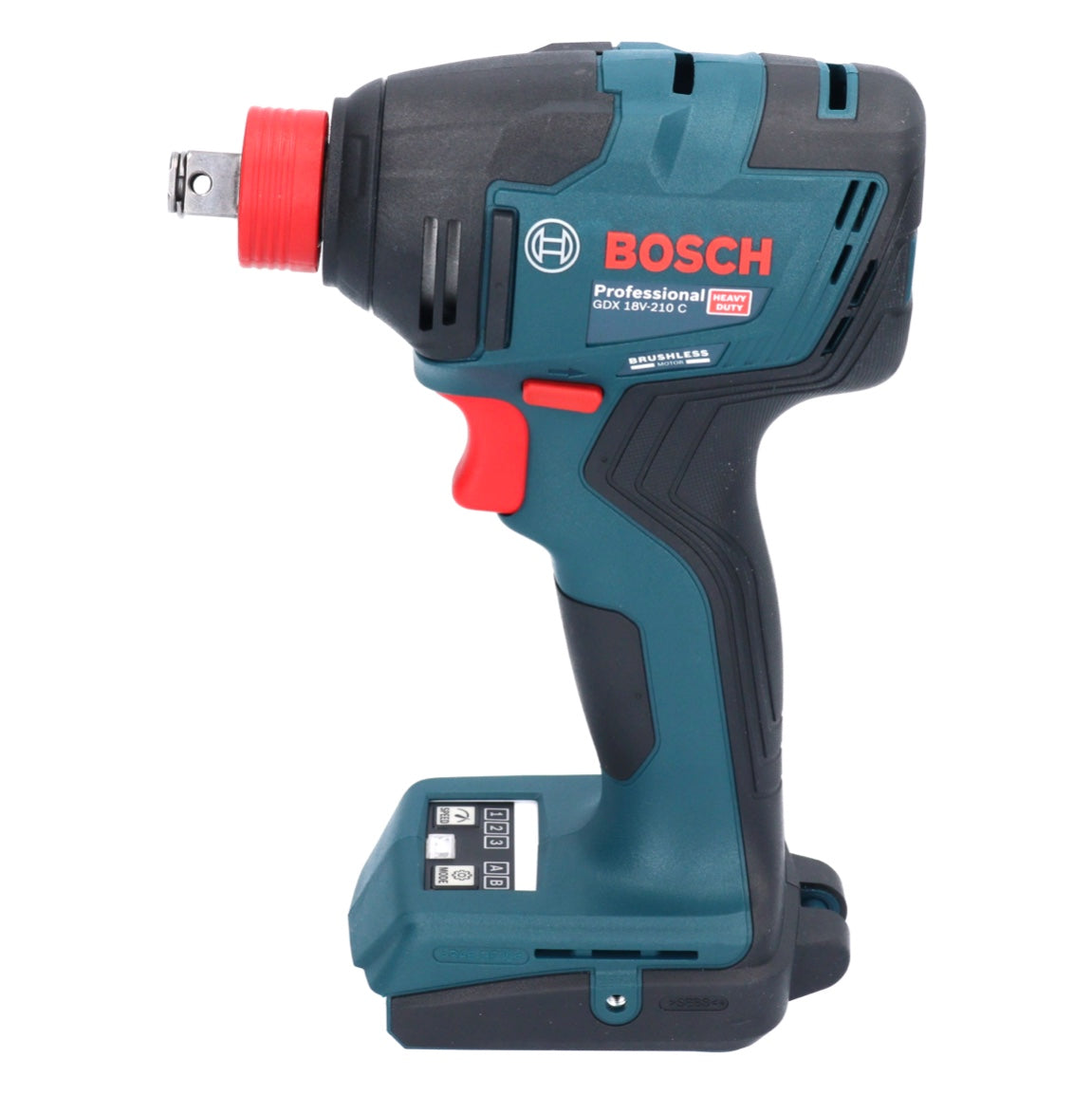 Bosch GDX 18V-210 C Professional Clé à chocs rotative sans fil 18 V 210 Nm sans balais + 1x batterie 5,0 Ah + module de connectivité + L-Boxx - sans chargeur