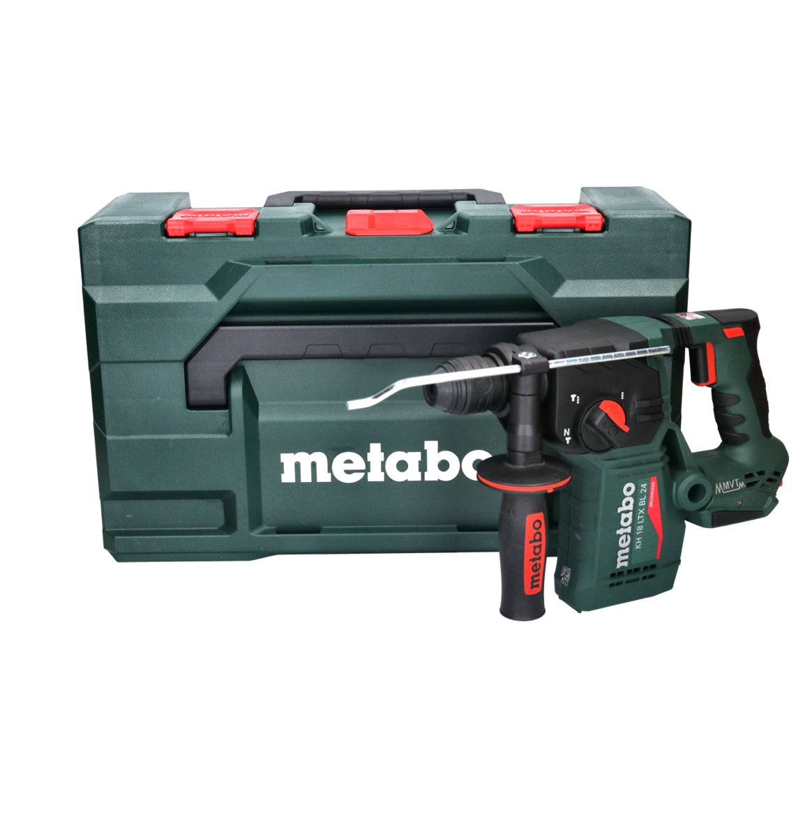 Marteau perforateur sans fil Metabo KH 18 LTX BL 24 18 V 2,2 J SDS Plus Brushless (601713840) + métaBOX - sans batterie, sans chargeur