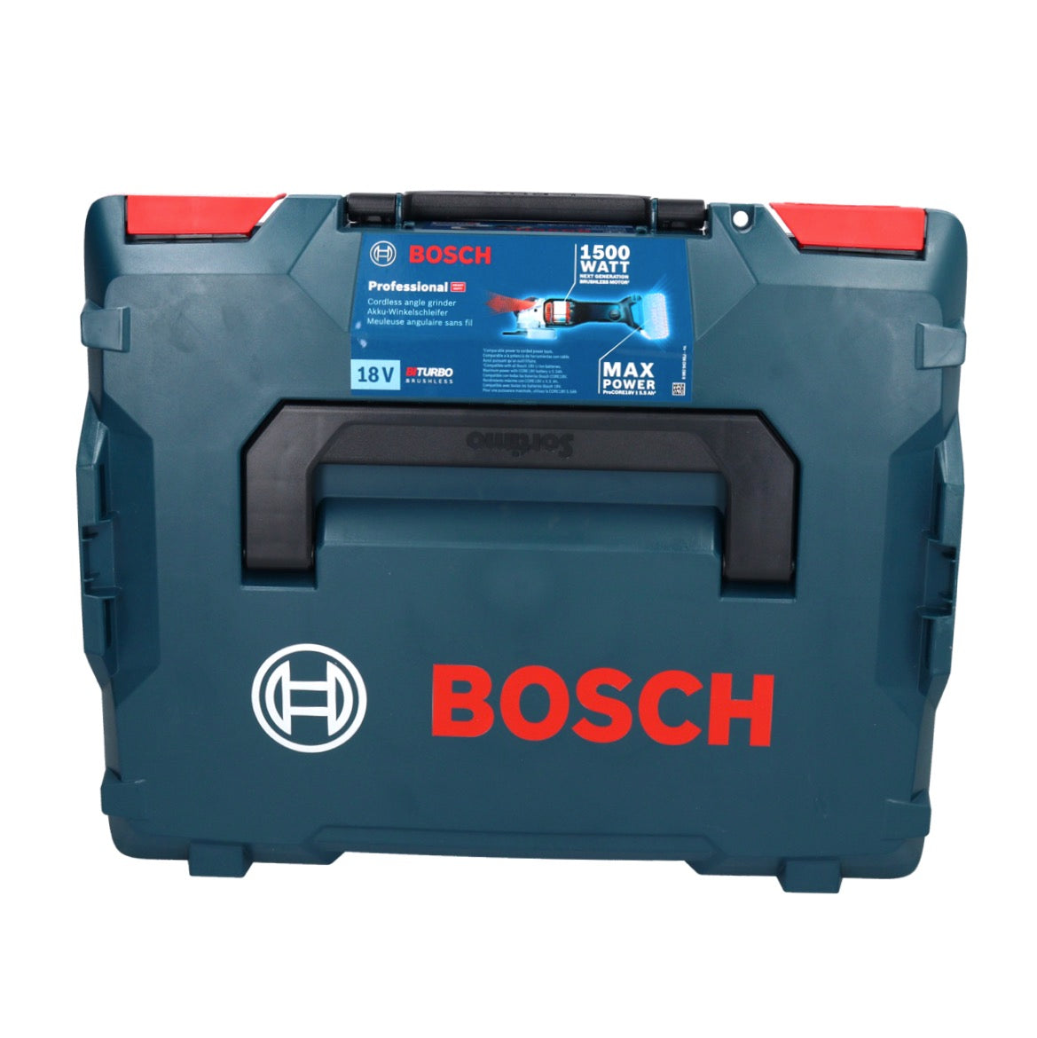 Bosch GWS 18V-15 SC Professional Akku Winkelschleifer 18 V 125 mm Brushless + 1x Akku 2,0 Ah + Ladegerät + L-BOXX