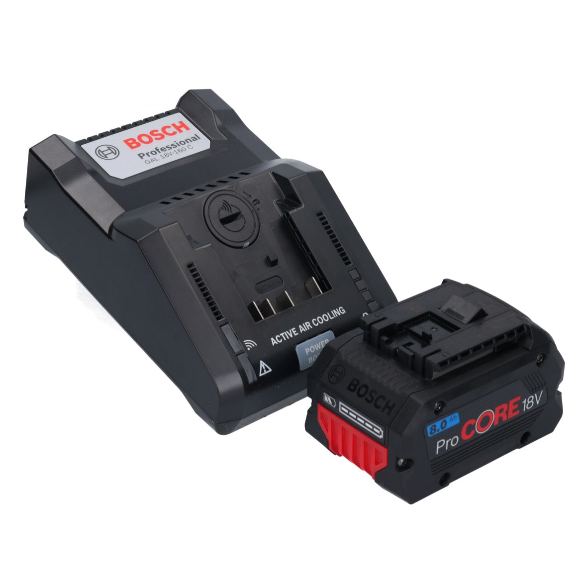 Bosch GWS 18V-15 SC Professional Akku Winkelschleifer 18 V 125 mm Brushless + 1x ProCORE Akku 8,0 Ah + Ladegerät + L-BOXX