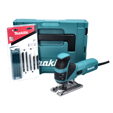 Makita 4351 FCTJ scie sauteuse pendulaire 720 W + 16x lame de scie + Makpac