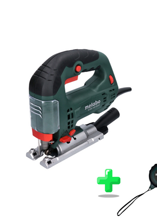 Metabo STEB 100 Quick scie sauteuse 710 watts 100 mm (601110000) + mètre ruban Metabo 5 mètres