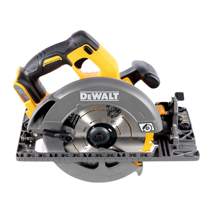 Scie circulaire sans fil DeWalt DCS 576 NT 54 V FlexVolt 190 mm + rail de guidage + T-STAK - sans batterie, sans chargeur