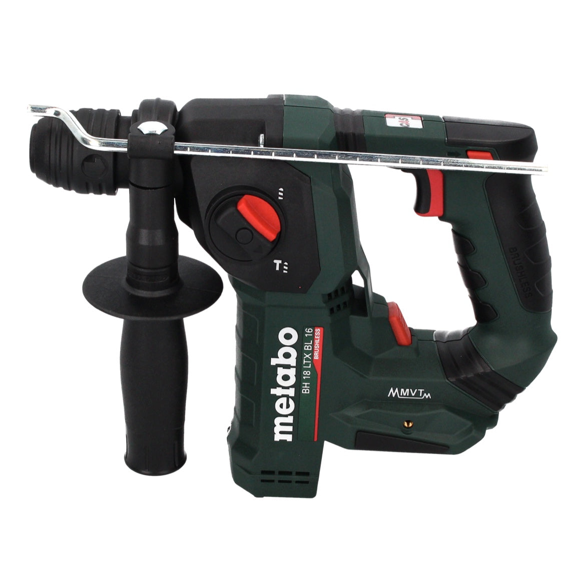 Metabo BH 18 LTX BL 16 Akku Bohrhammer 18 V 1,3 J SDS plus Brushless + 5 tlg. Bohrer und Meißel Set + metaBOX - ohne Akku, ohne Ladegerät