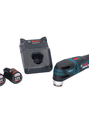 Bosch GOP 12V-28 Professional Batterie Multi Cutter Starlock Brushless + 2x batteries 3,0 Ah + chargeur