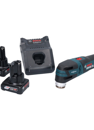 Bosch GOP 12V-28 Professional Batterie Multi Cutter Starlock Brushless + 2x batteries 6,0 Ah + chargeur