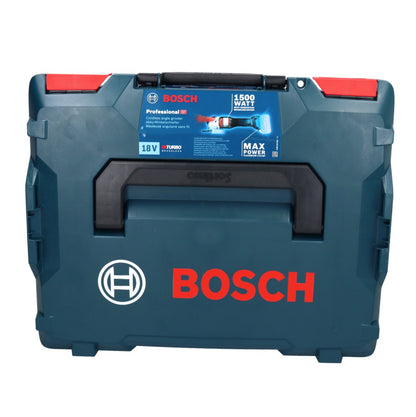 Meuleuse d'angle sans fil Bosch GWS 18V-15 SC Professional 18 V 125 mm sans balais + 2 batteries ProCORE 8,0 Ah + chargeur + L-BOXX