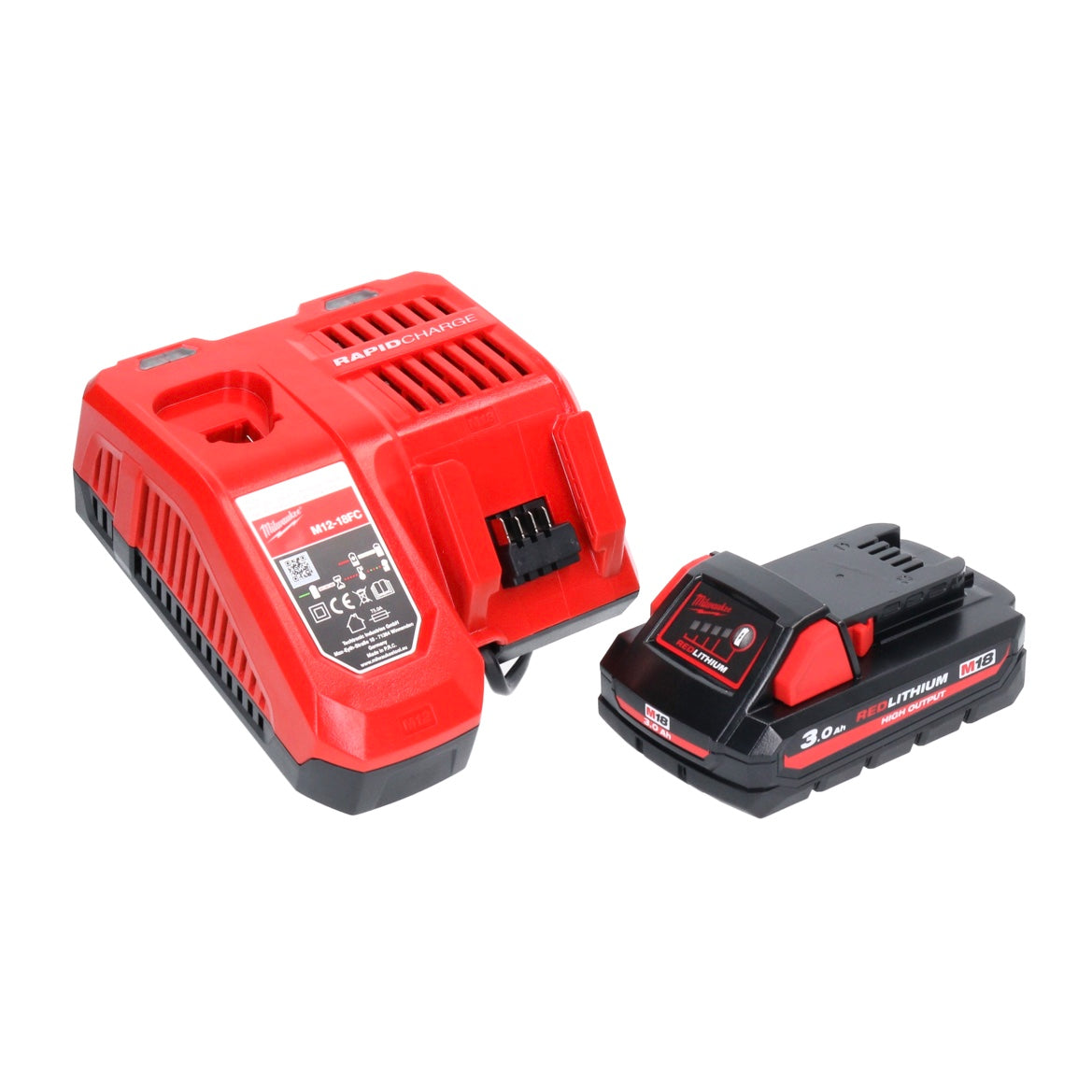 Fraiseuse à batterie Milwaukee M18 FTR-301X 18 V brushless + 1x batterie 3,0 Ah + chargeur + modules de fraisage + boîtier HD