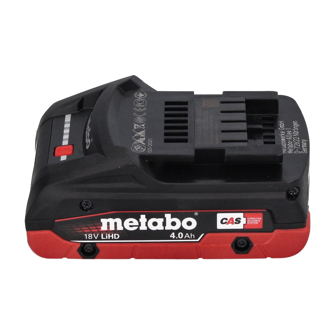 Marteau perforateur sur batterie Metabo KH 18 LTX BL 24 18 V 2,2 J SDS Plus Brushless + 1x batterie 4,0 Ah + metaBOX - sans chargeur