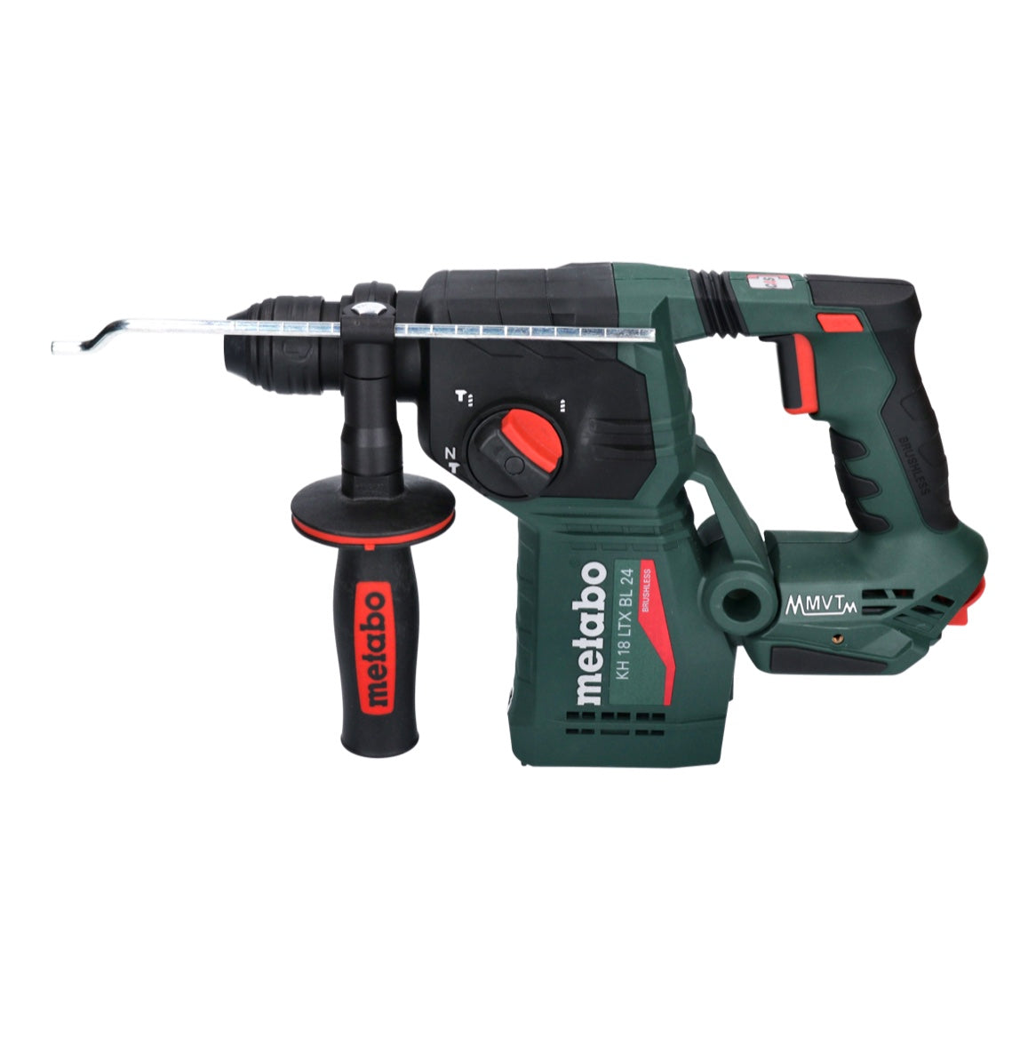 Marteau perforateur à batterie Metabo KH 18 LTX BL 24 18 V 2,2 J SDS Plus sans balais + 1 batterie 4,0 Ah + chargeur + métaBOX