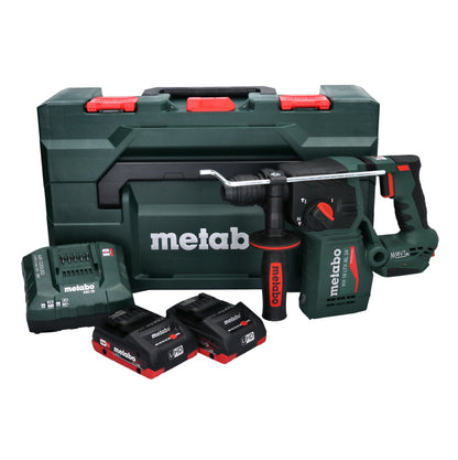 Marteau perforateur à batterie Metabo KH 18 LTX BL 24 18 V 2,2 J SDS Plus Brushless (601713800) + 2x batterie 4,0 Ah + chargeur + métaBOX