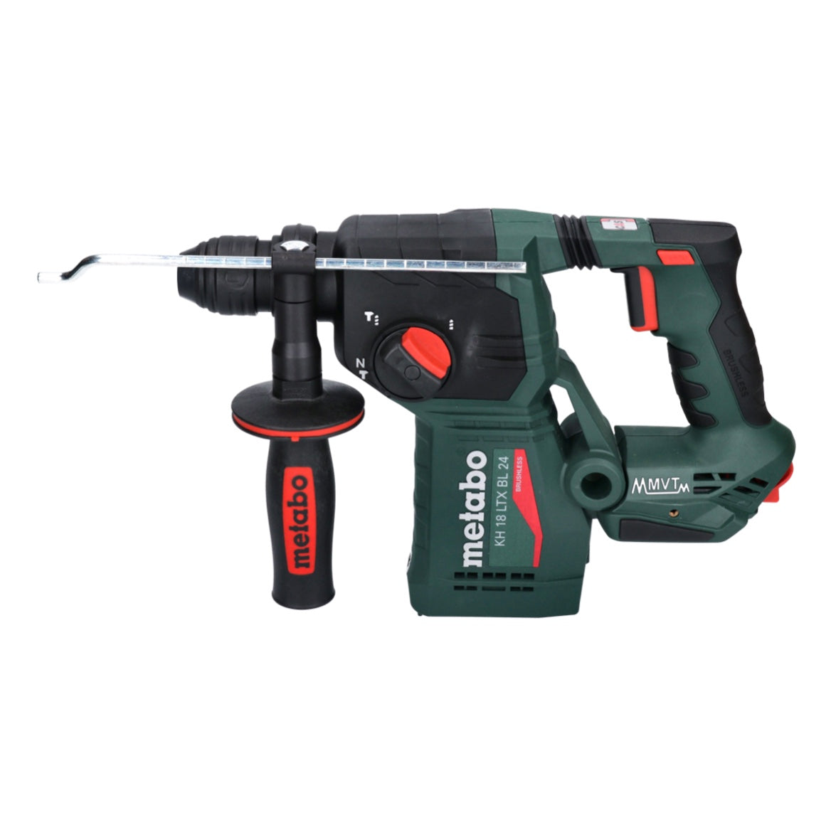 Marteau perforateur sur batterie Metabo KH 18 LTX BL 24 18 V 2,2 J SDS Plus Brushless + 1x batterie 5,5 Ah + metaBOX - sans chargeur