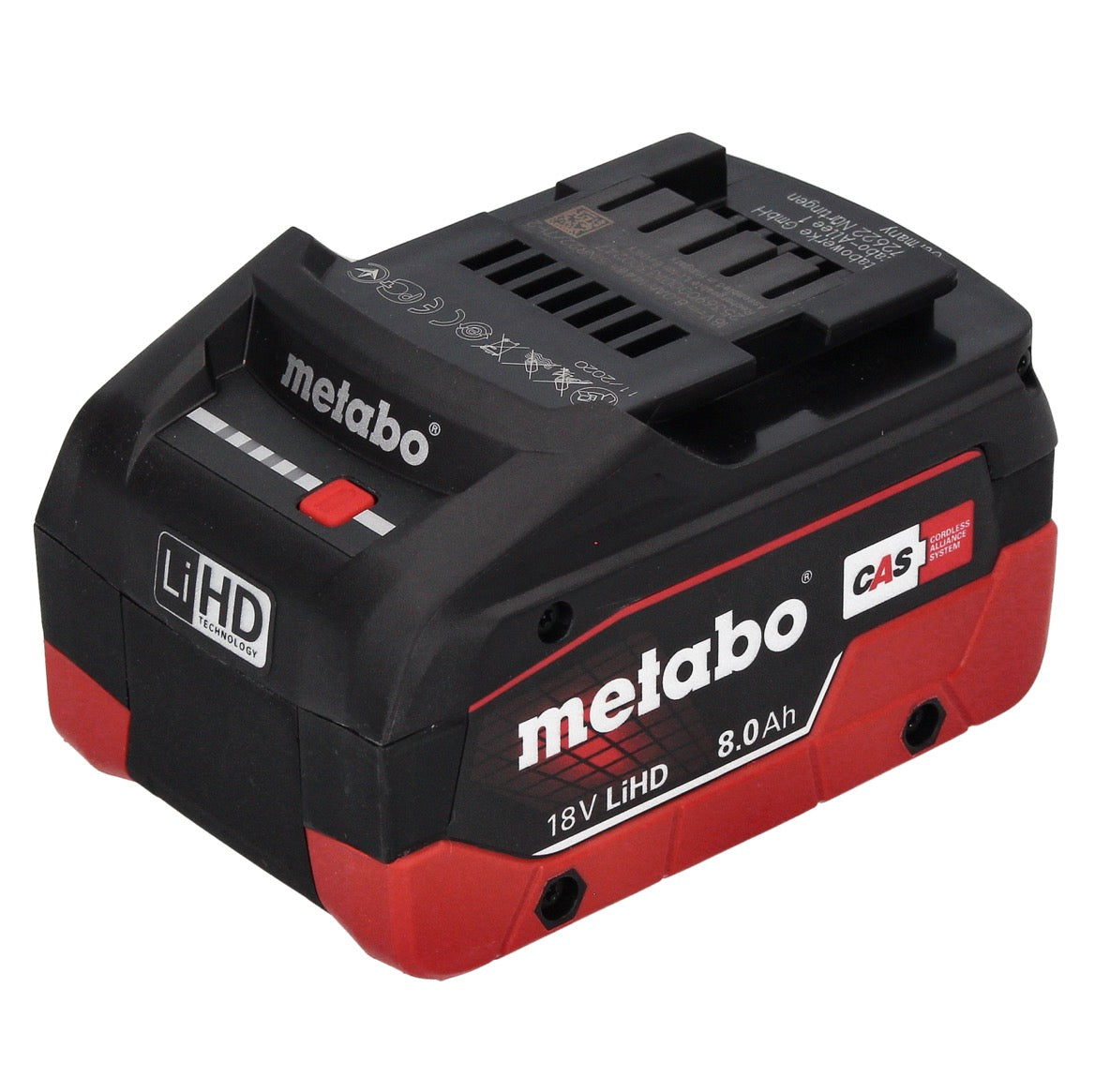 Marteau perforateur sur batterie Metabo KH 18 LTX BL 24 18 V 2,2 J SDS Plus Brushless + 1x batterie 8,0 Ah + metaBOX - sans chargeur