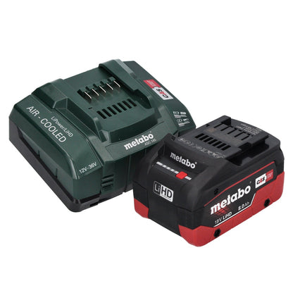 Marteau perforateur à batterie Metabo KH 18 LTX BL 24 18 V 2,2 J SDS Plus sans balais + 1 batterie 8,0 Ah + chargeur + métaBOX