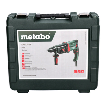 Metabo KHE 2445 Kombihammer 800 W 2,4 J SDS plus + 5 tlg. Bohrer und Meißel Set + Koffer - Toolbrothers