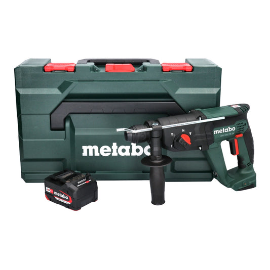 Marteau combiné à batterie Metabo KH 18 LTX 24 18 V 2,1 J SDS plus + 1x batterie 4,0 Ah + métaBOX - sans chargeur