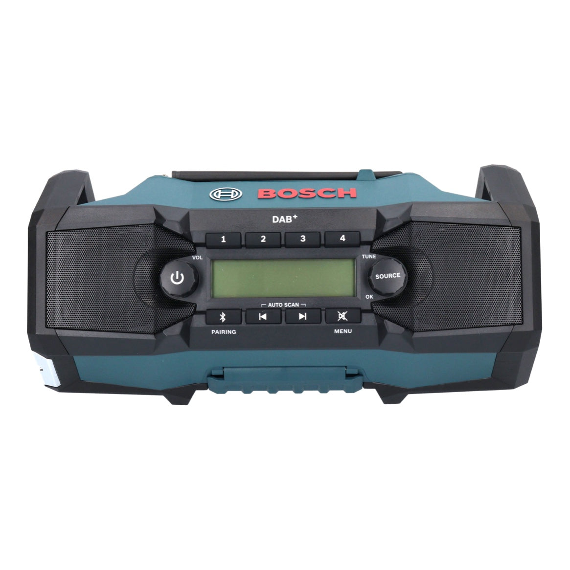 Bosch GPB 18V-2 SC Radio de chantier professionnelle sur batterie 18 V DAB+ Bluetooth AUX + 2x batteries 2,0 Ah + chargeur