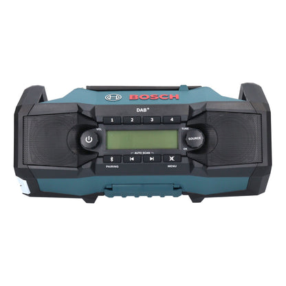 Bosch GPB 18V-2 SC Radio de chantier professionnelle sur batterie 18 V DAB+ Bluetooth AUX + 2x batteries 2,0 Ah + chargeur