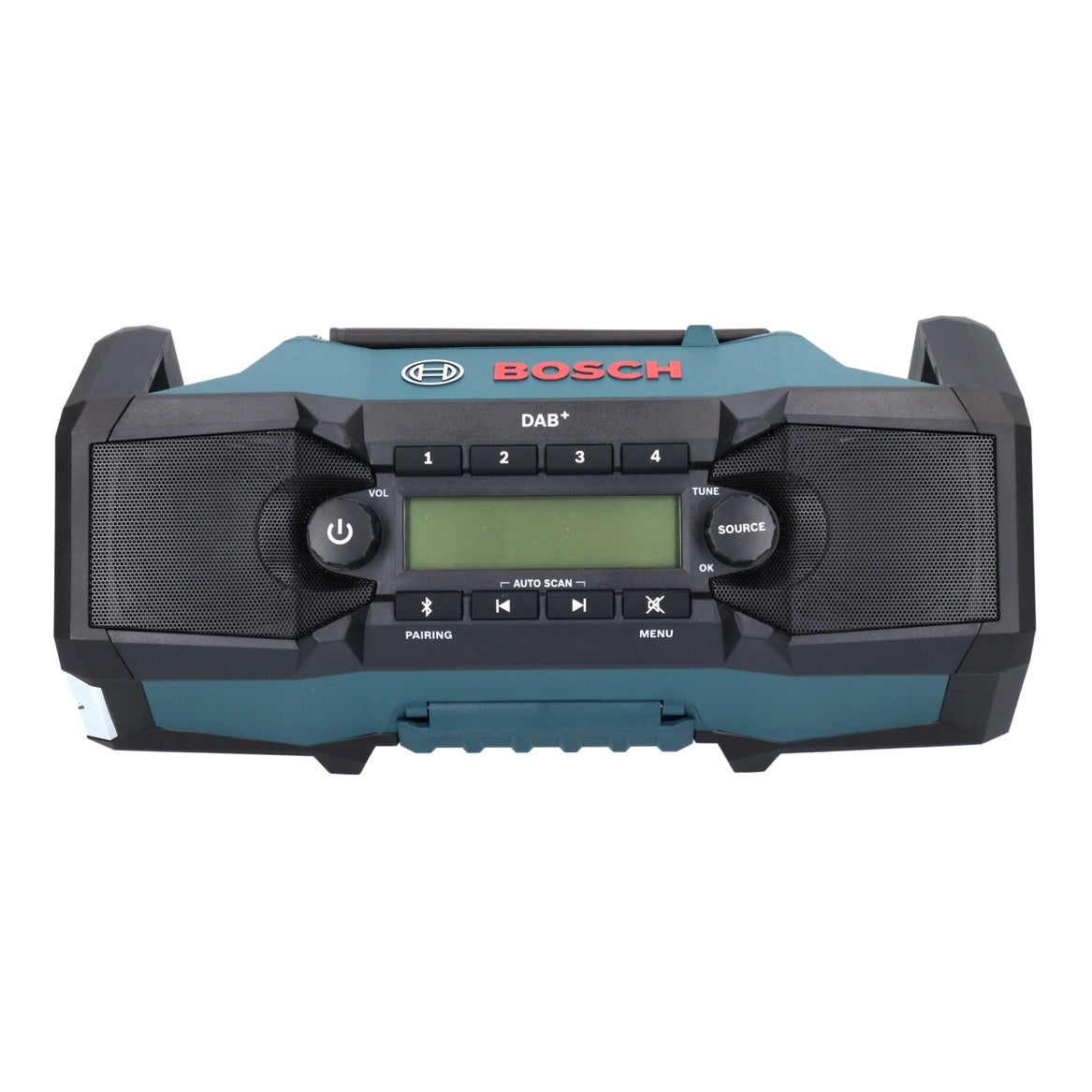 Bosch GPB 18V-2 SC Radio de chantier professionnelle sur batterie 18 V DAB+ Bluetooth AUX + 2x batteries 4,0 Ah + chargeur