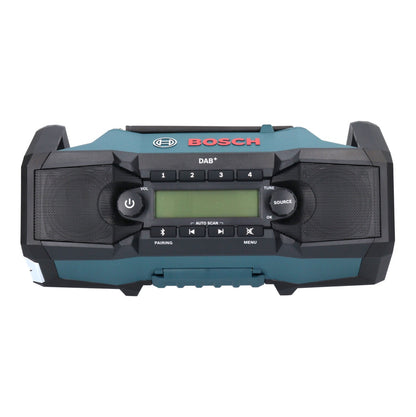 Bosch GPB 18V-2 SC Radio de chantier professionnelle sur batterie 18 V DAB+ Bluetooth AUX + 2x batteries 5,0 Ah + chargeur