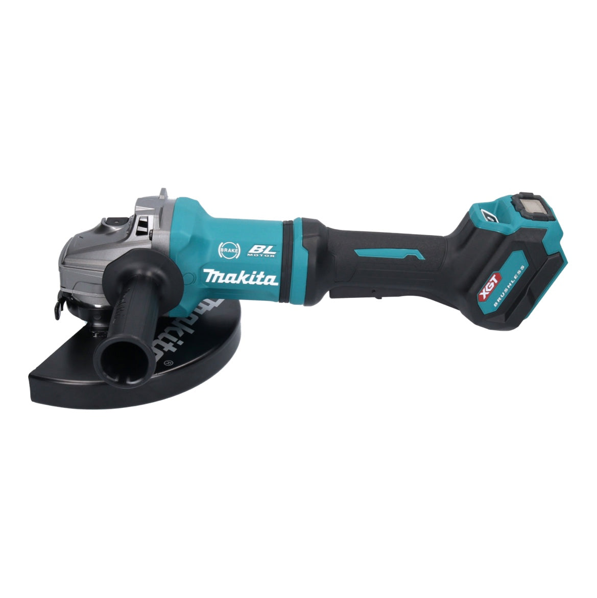 Makita GA 038 GA2 Akku Winkelschleifer 40 V max. 230 mm Brushless XGT + 2x Akku 2,0 Ah + Ladegerät