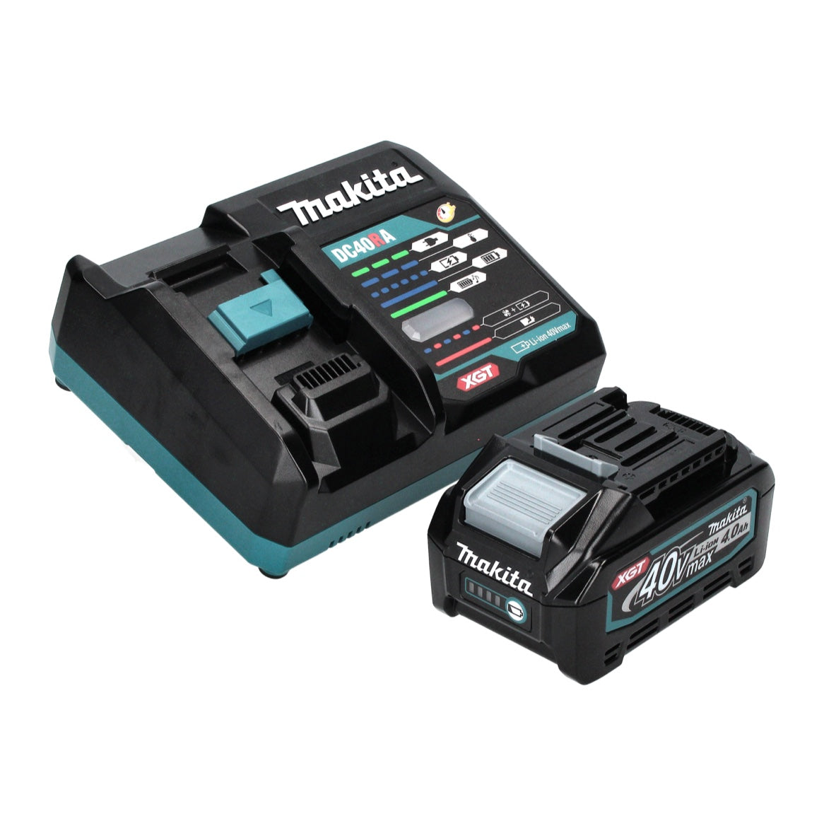 Meuleuse d'angle sur batterie Makita GA 038 GM1 40 V max. 230 mm sans balais XGT + 1x batterie 4,0 Ah + chargeur