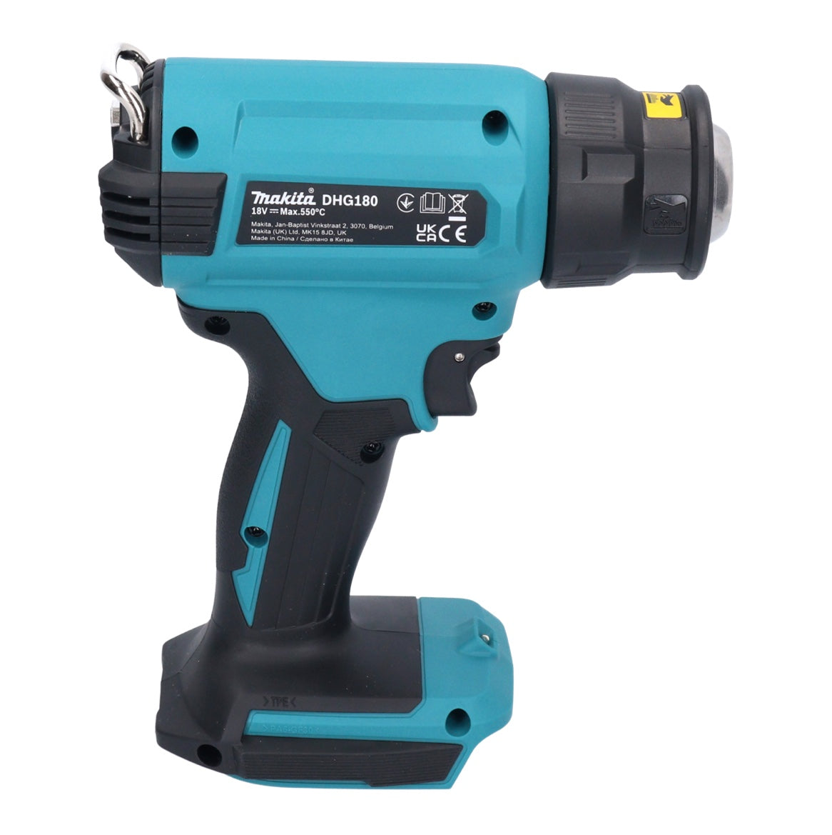 Makita DHG 180 RF Akku Heißluftgebläse 18 V 550 °C + 2x Akku 3,0 Ah + Ladegerät - Toolbrothers