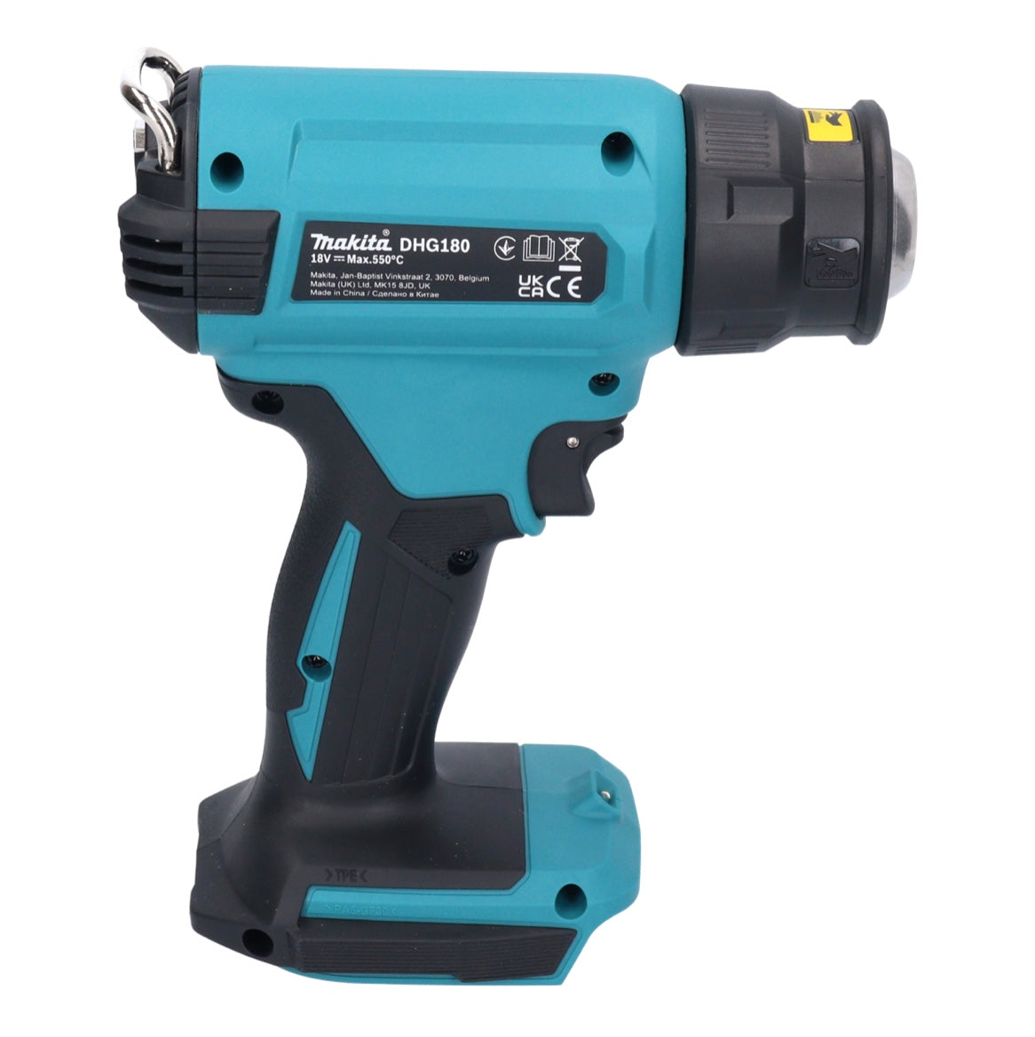 Makita DHG 180 RT1 Akku Heißluftgebläse 18 V 550 °C + 1x Akku 5,0 Ah + Ladegerät - Toolbrothers