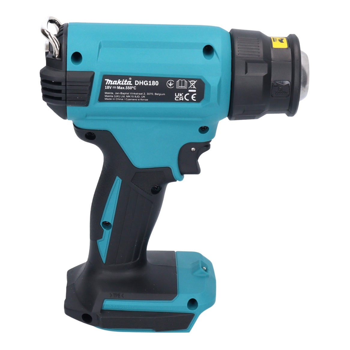 Makita DHG 180 G1 Akku Heißluftgebläse 18 V 550 °C + 1x Akku 6,0 Ah - ohne Ladegerät - Toolbrothers