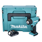 Makita DHG 180 A1J Akku Heißluftgebläse 18 V 550 °C + 1x Akku 2,0 Ah + Makpac - ohne Ladegerät