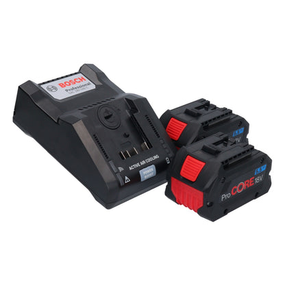 Kit de démarrage Bosch 2x batterie professionnelle ProCORE 18 V 5,5 Ah (2x 1600A02149) + chargeur GAL 18V-160 C (1600A019S5)