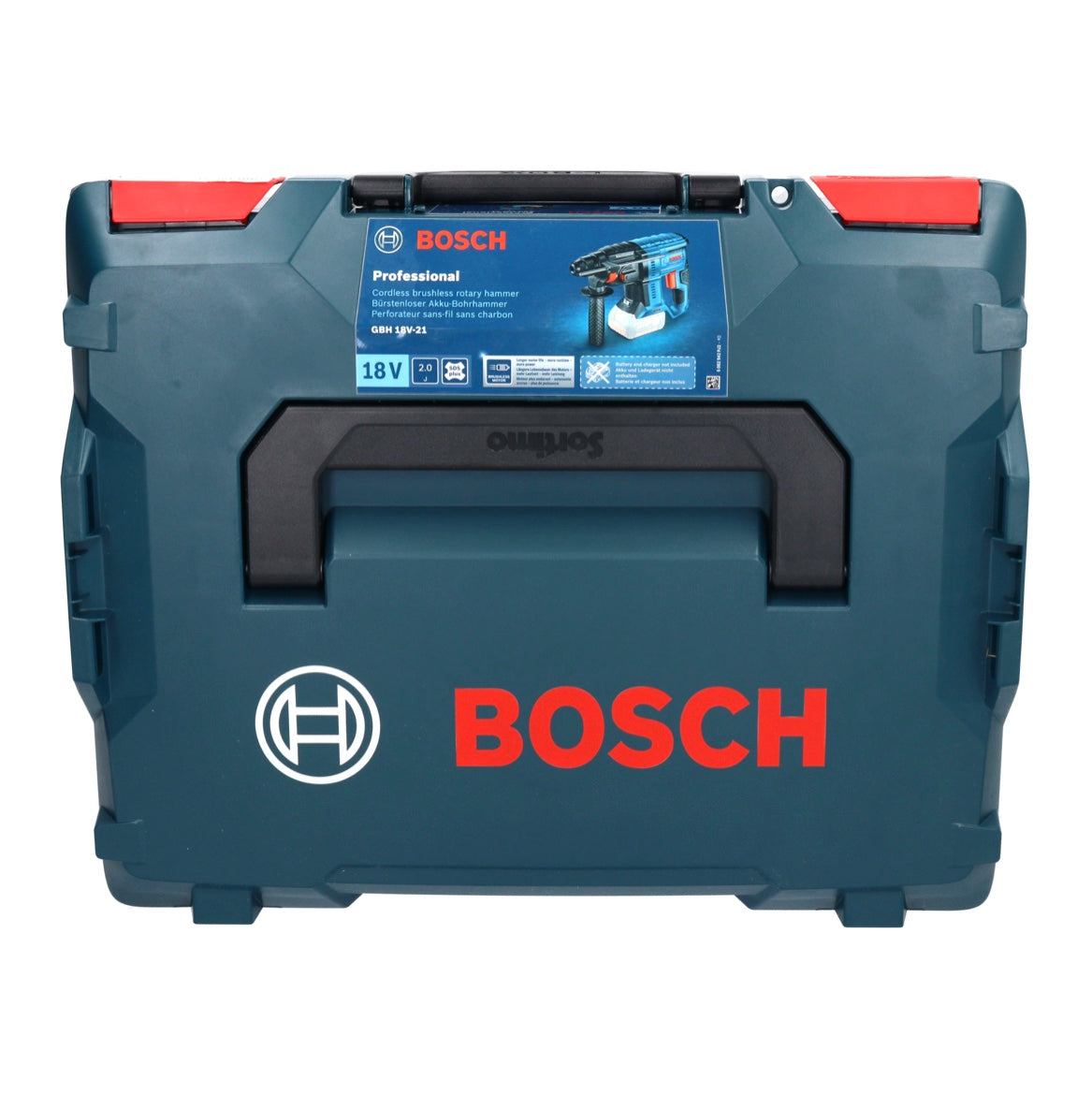 Bosch GBH 18V-21 Professional marteau perforateur sans fil 18 V 2,0 J sans balais + 1x batterie ProCORE 5,5 Ah + L-Boxx - sans chargeur