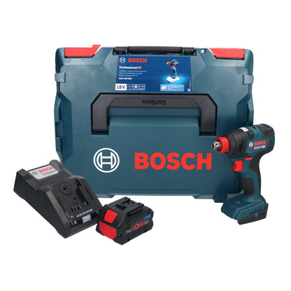 Clé à chocs rotative sans fil Bosch GDX 18V-200 Professional 18 V 200 Nm sans balais + 1 batterie ProCORE 5,5 Ah + chargeur + L-Boxx